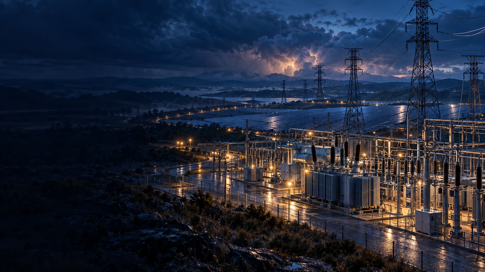 Concept artwork for Weatherhill grid & solar